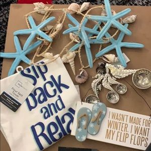 Beach decor lot